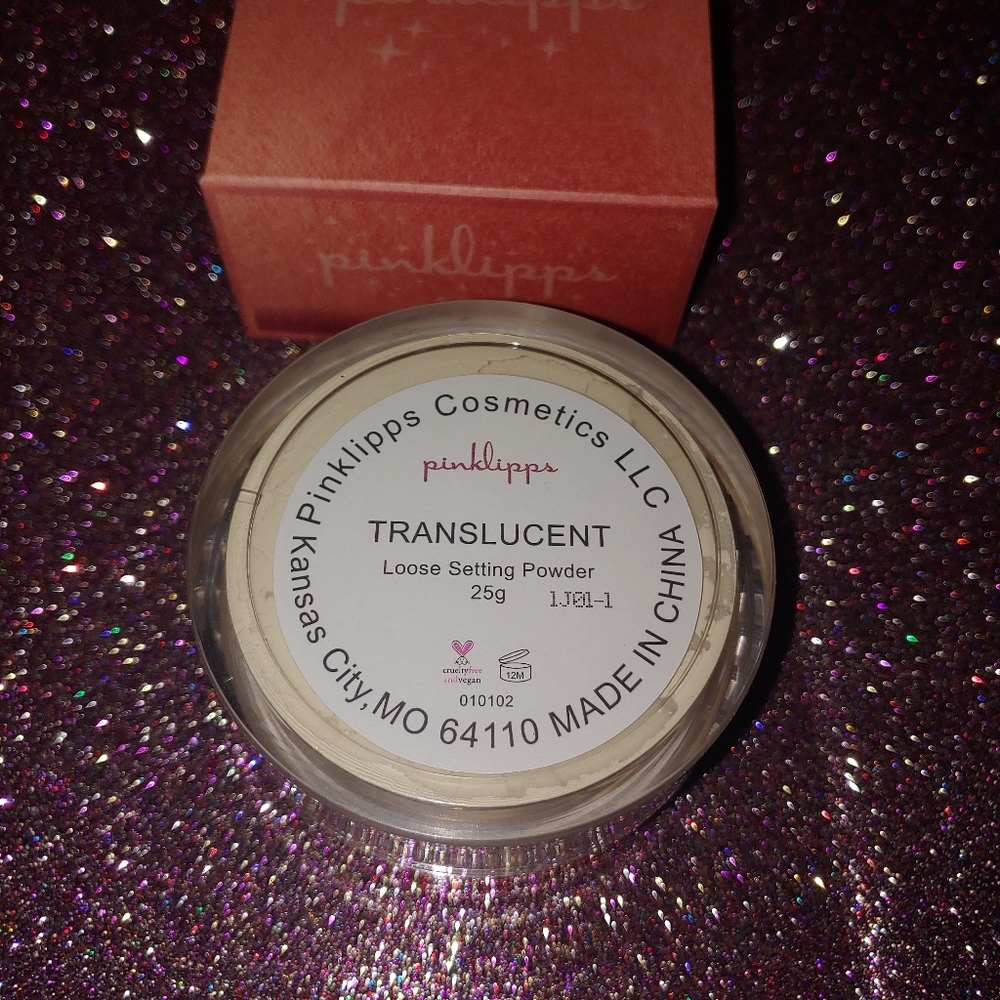 PINKLIPPS PINK LIPPS COSMETICS Loose Setting Powder Translucent - Picture 4 of 6